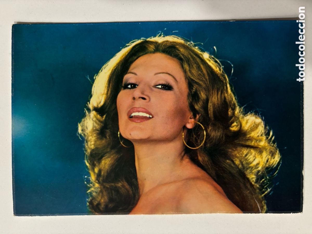 Aut&oacute;grafos Antiguos de Cantantes y M&uacute;sicos: Tarjeta discos RCA con aut&oacute;grafo de Roc&iacute;o Jurado M