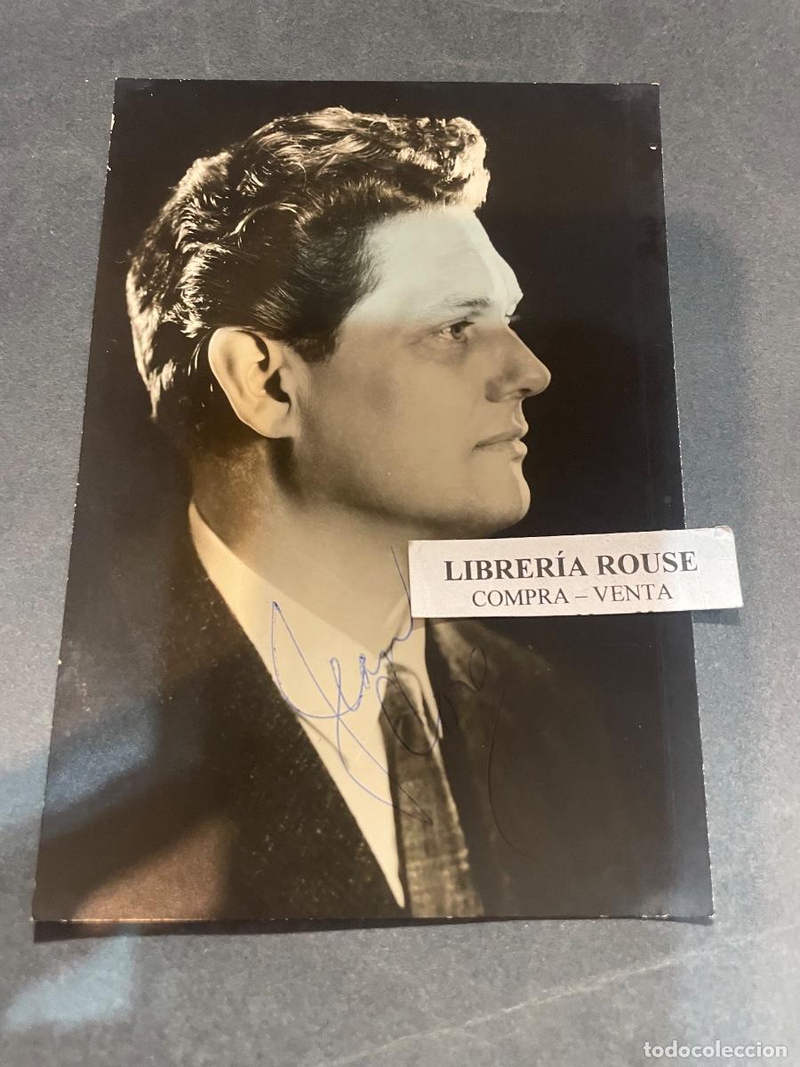 Aut&oacute;grafos Antiguos de Cantantes y M&uacute;sicos: OPERA - ANTIGUA FOTOGRAFIA , CON AUTOGRAFO ORIGINAL A TINTA DEL TENOR JEAN COX - 1922-2012