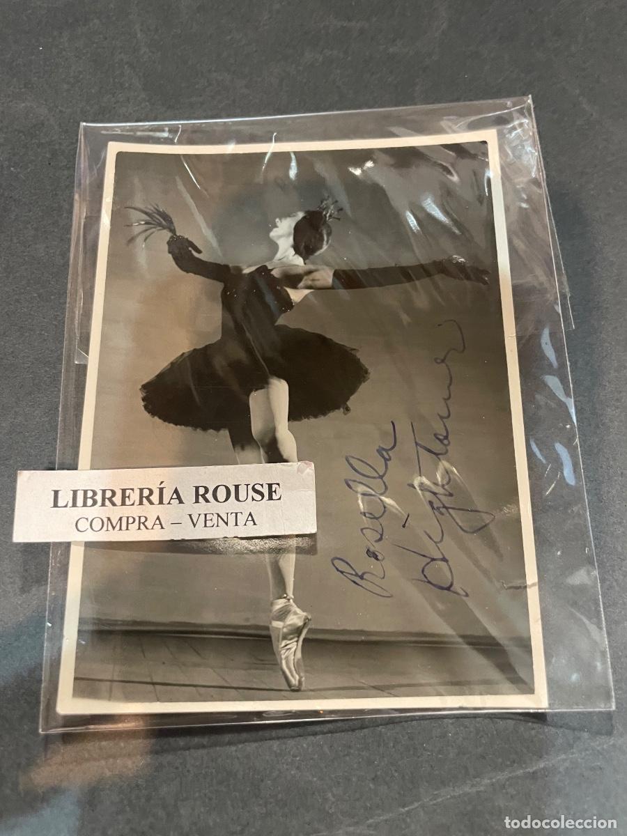 Aut&oacute;grafos Antiguos de Cantantes y M&uacute;sicos: AUTOGRAFOS ANTIGUA FOTOGRAFIA CON AUTOGRAFO ORIGINAL A TINTA DE BALLET- ROSELLA HIGHTOWER 1920- 2008