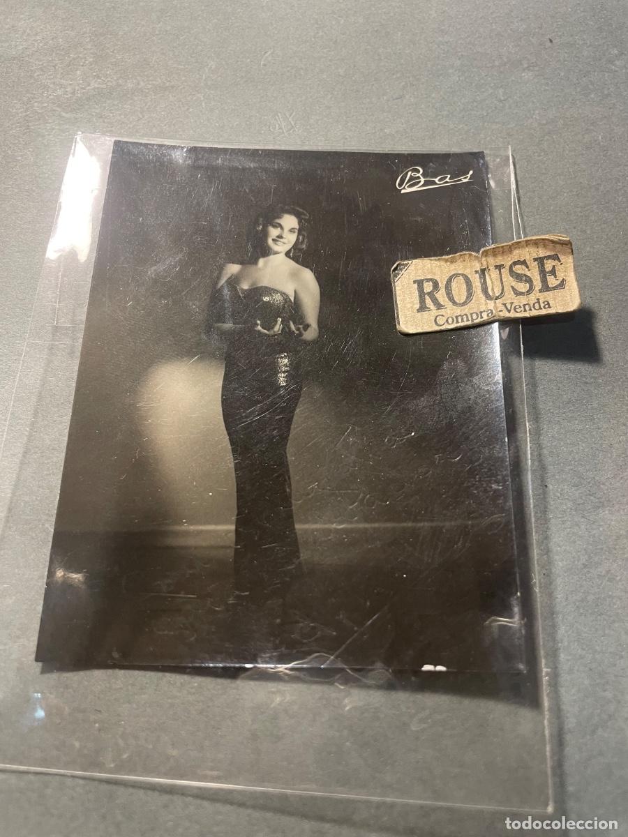 Aut&oacute;grafos Antiguos de Cantantes y M&uacute;sicos: AUTOGRAFOS - ANTIGUA FOTOGRAFIA CON DEDICATORIA AUTOGRAFA - VEDETTE EVITA MARTYN