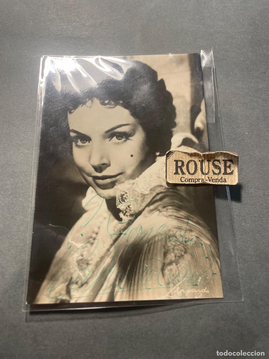 Aut&oacute;grafos Antiguos de Cantantes y M&uacute;sicos: AUTOGRAFOS - ANTIGUA FOTOGRAFIA CON DEDICATORIA AUTOGRAFA A TINTA - ACTRIZ/VEDETTE CARMEN DEL LIRIO