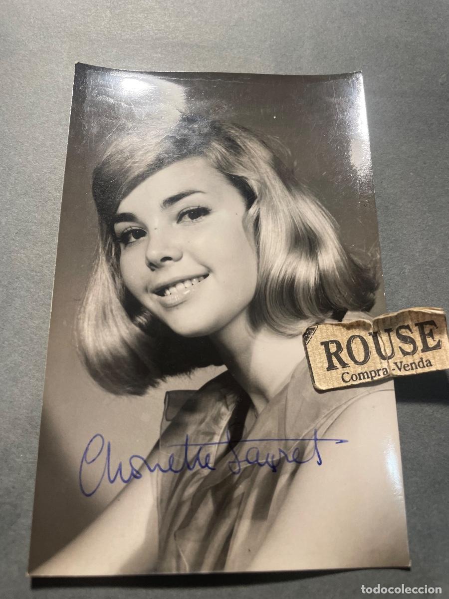 Aut&oacute;grafos Antiguos de Cantantes y M&uacute;sicos: AUTOGRAFOS - ANTIGUA FOTOGRAFIA CON DEDICATORIA AUTOGRAFA A TINTA ACTRIZ CHONETTE LAURENT