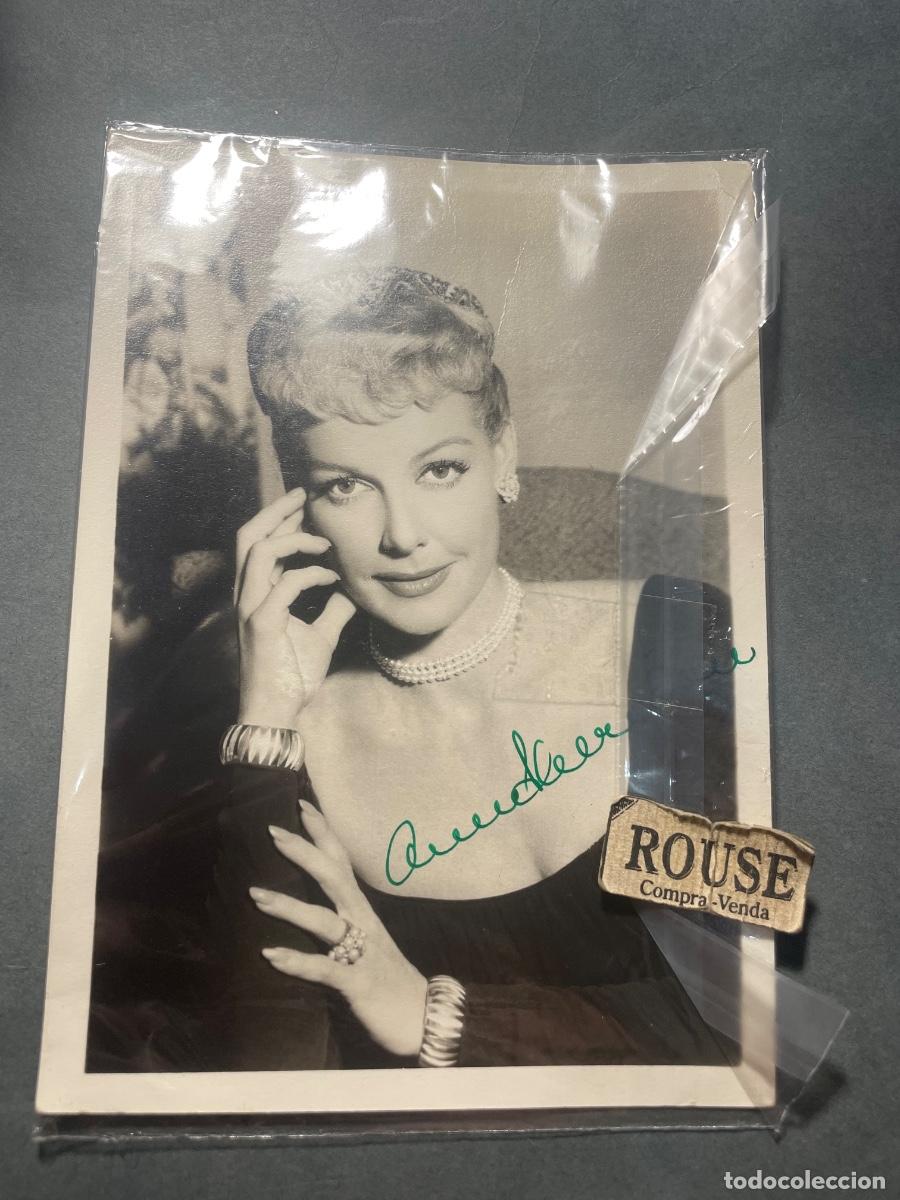 Aut&oacute;grafos Antiguos de Cantantes y M&uacute;sicos: AUTOGRAFOS - ANTIGUA FOTOGRAFIA CON DEDICATORIA AUTOGRAFA A TINTA, ACTRIZ ANN SHERIDAN