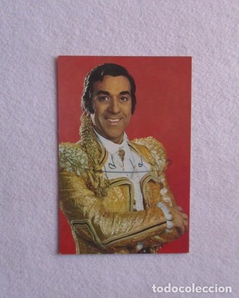 Aut&oacute;grafos Antiguos de Cantantes y M&uacute;sicos: POSTAL ARTISTICA DEL CANTANTE LUIS MARIANO - CON AUTOFRAFO