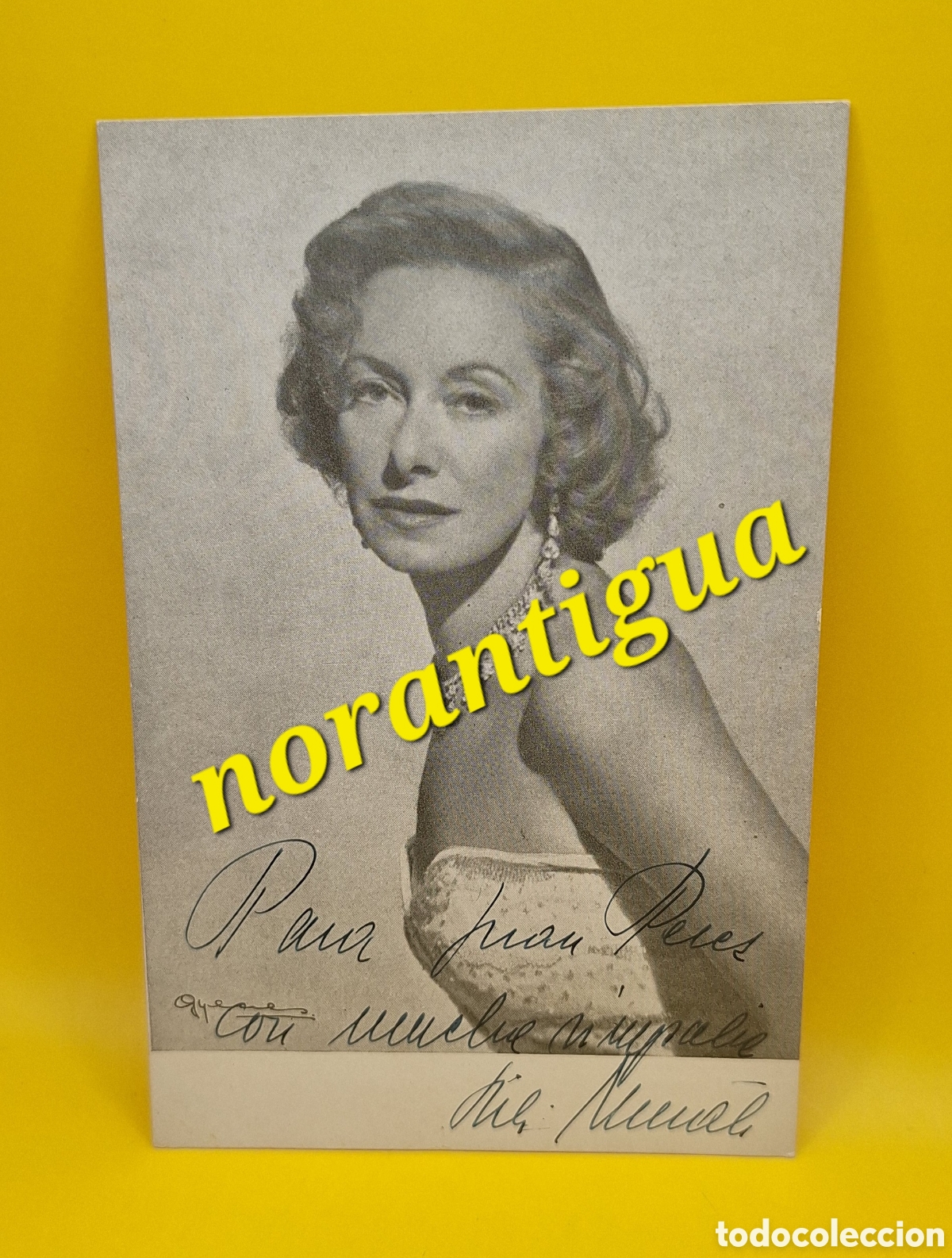 Autographes de Musique : Fotograf&iacute;a Firmada por Actriz Lili Murati