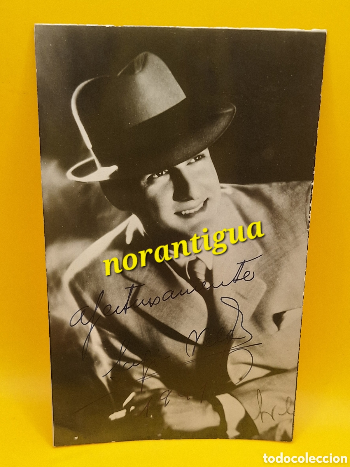 Music Autographs: Fotograf&iacute;a Firmada Luis Sagi Vela - Cantante Bar&iacute;tono - Zarzuela - &Oacute;pera - Madrid 1914 - 2013