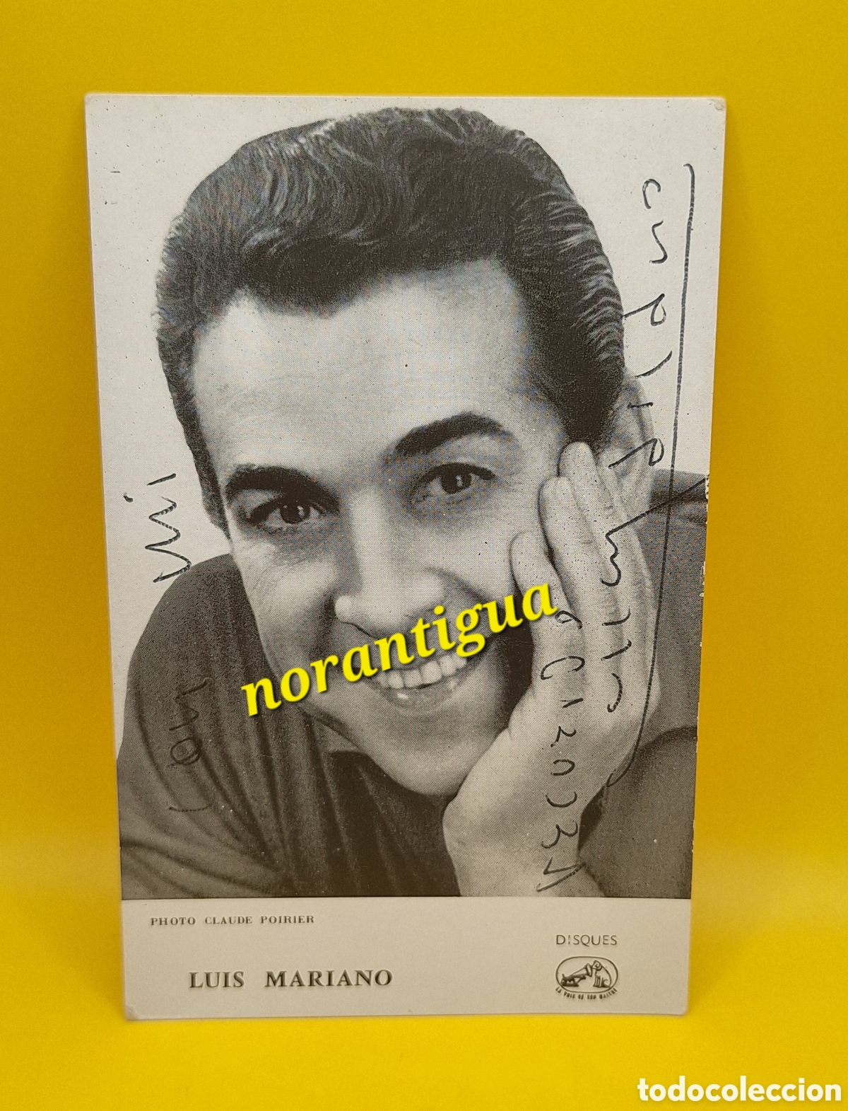 Autographes de Musique : Programa Firmado Luis Mariano - Cantante - Tenor - Actor - Ir&uacute;n 1914 - Par&iacute;s 1970