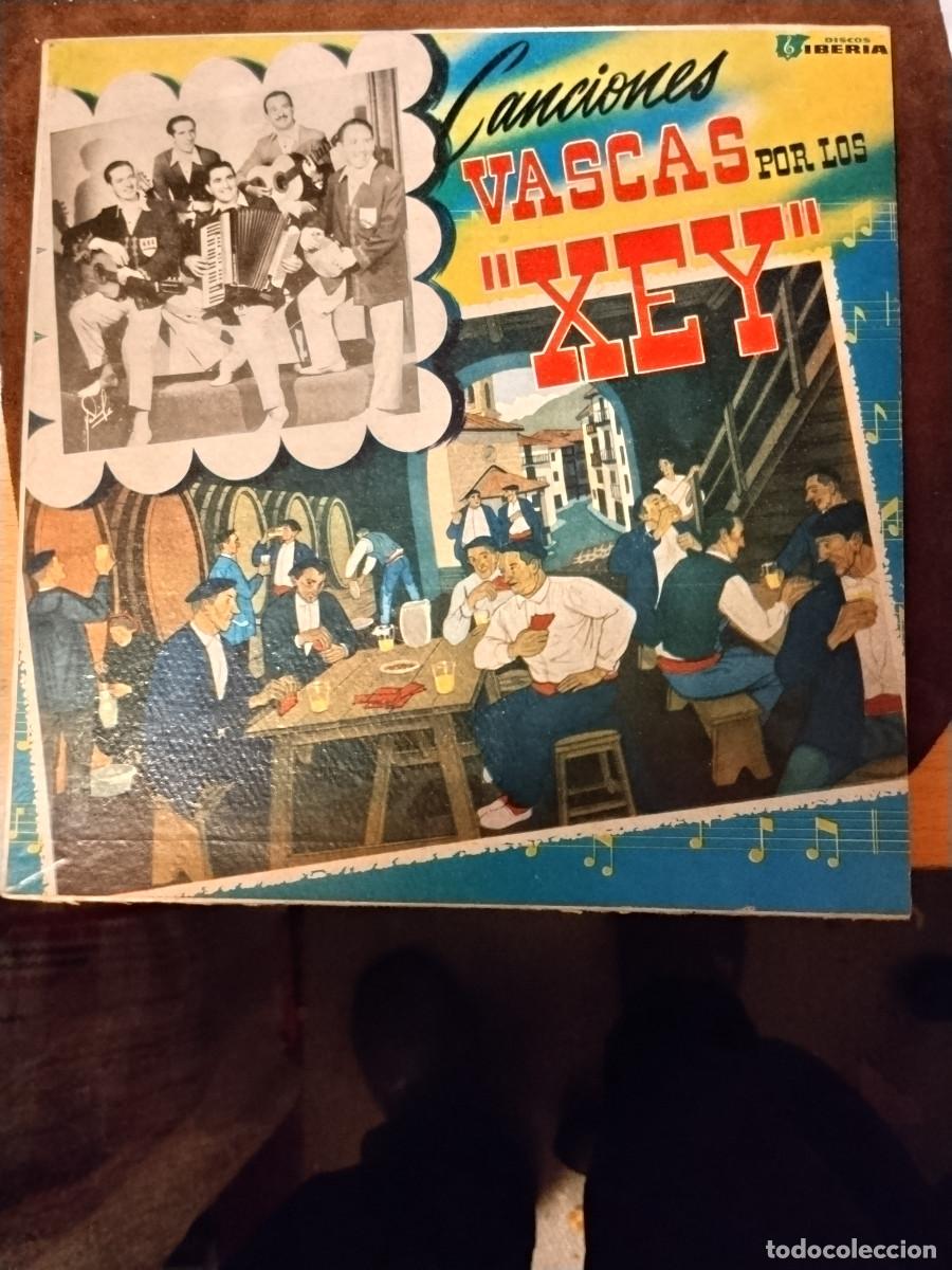 Aut&oacute;grafos Antiguos de Cantantes y M&uacute;sicos: Portada firmada &ndash; &ldquo;Canciones Vascas por los XEY&rdquo; &ndash; M&eacute;xico 1954 &ndash; Firmas originales