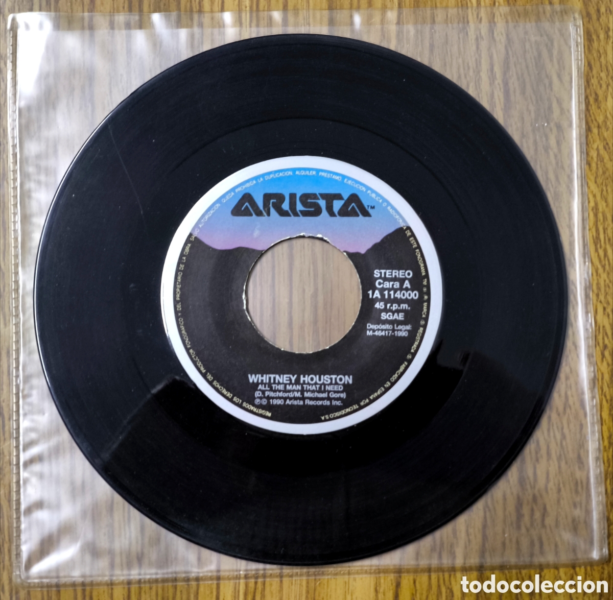 Aut&oacute;grafos antiguos de cantantes y m&uacute;sicos: WHITNEY HOUSTON DEDICATORIA Y FIRMA - Foto 3