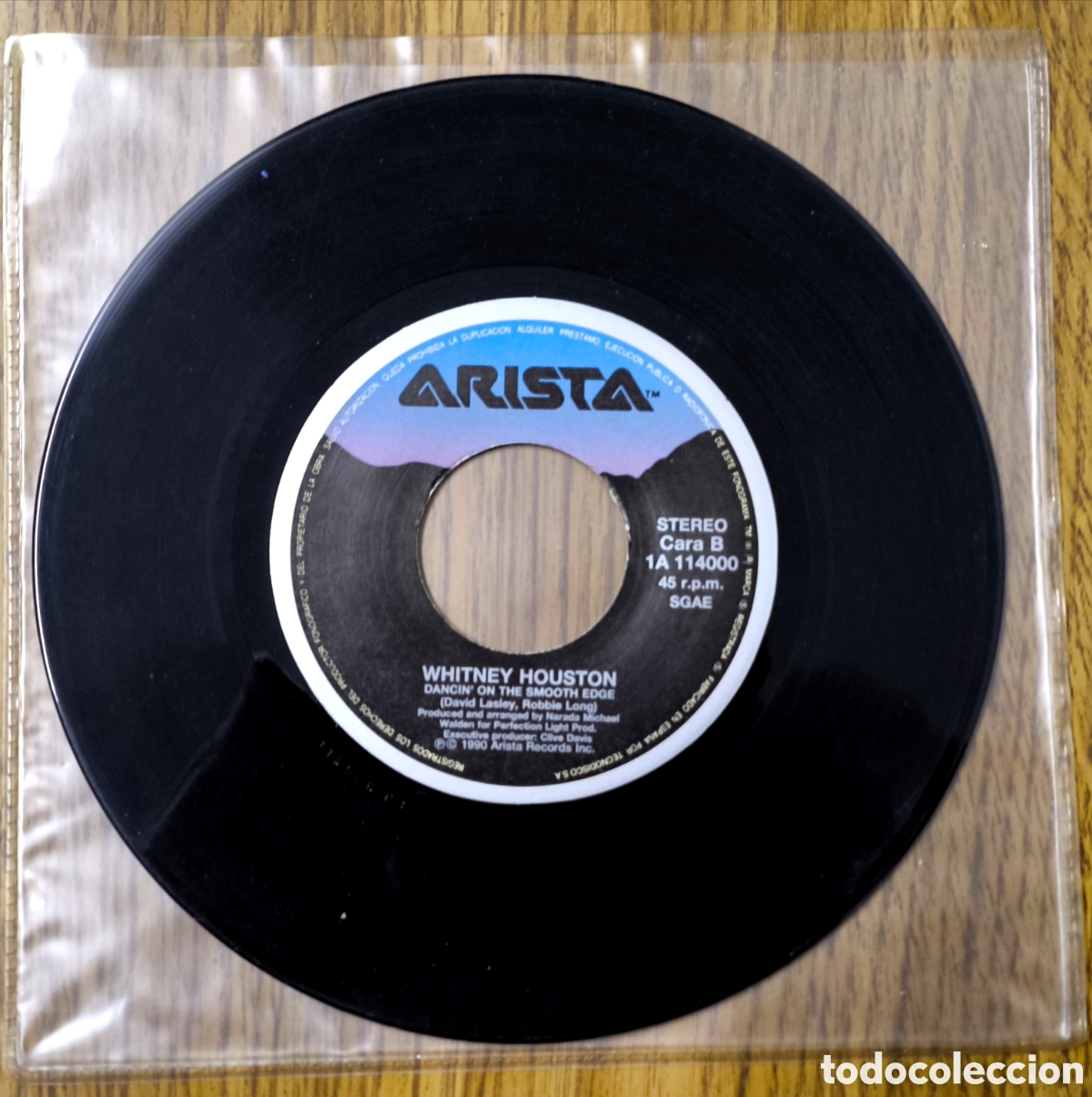 Aut&oacute;grafos antiguos de cantantes y m&uacute;sicos: WHITNEY HOUSTON DEDICATORIA Y FIRMA - Foto 4