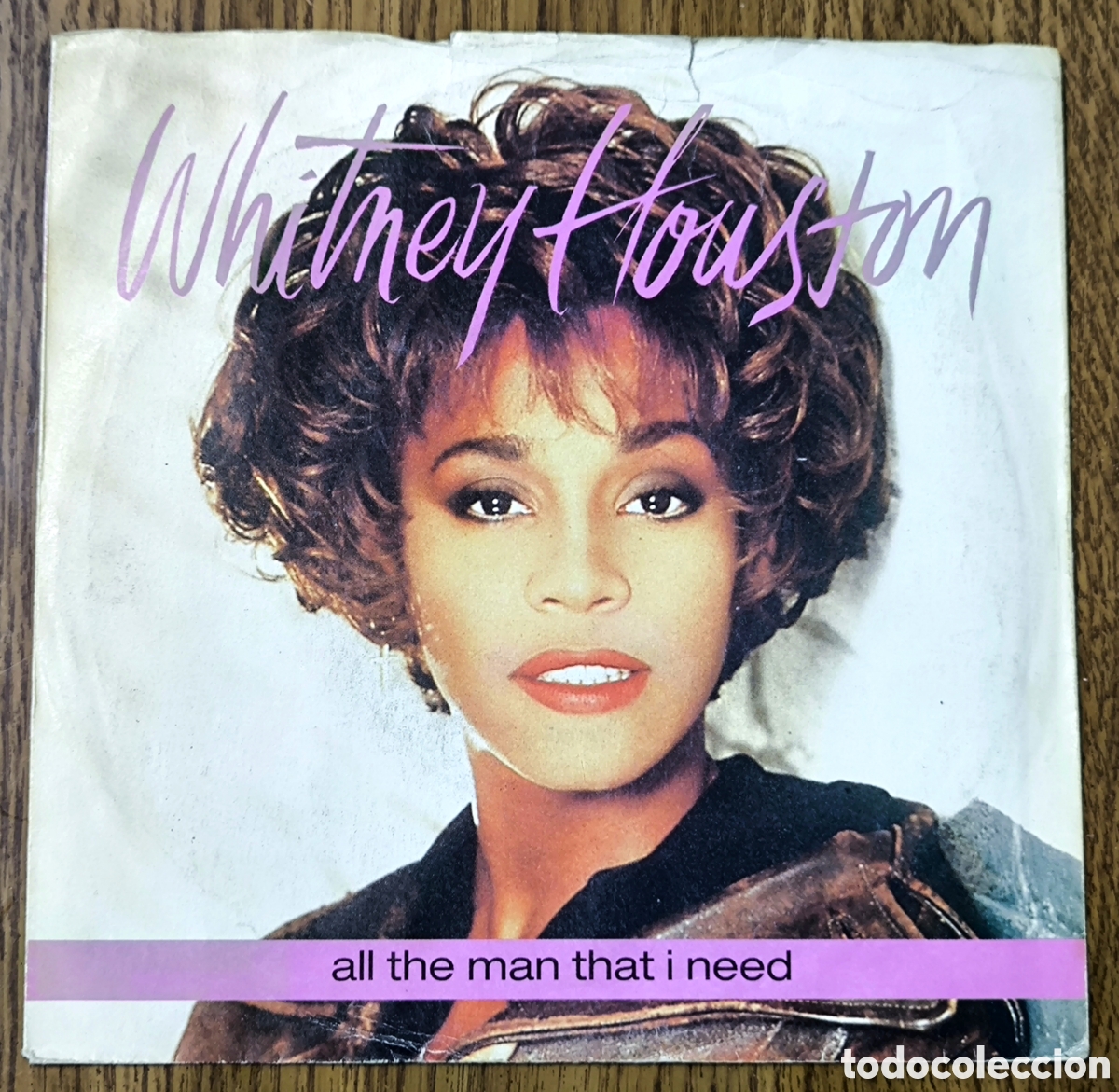 Aut&oacute;grafos Antiguos de Cantantes y M&uacute;sicos: WHITNEY HOUSTON DEDICATORIA Y FIRMA