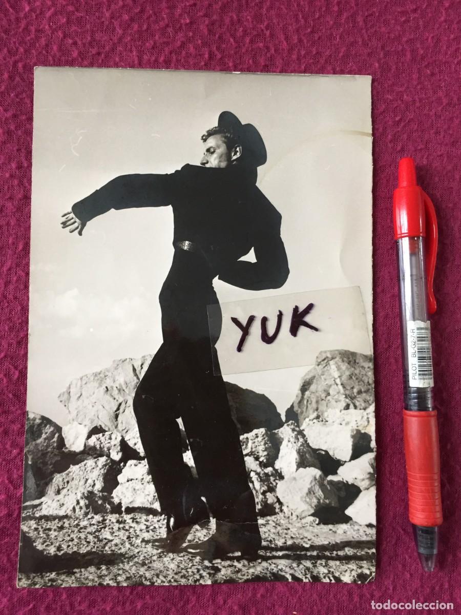 Aut&oacute;grafos Antiguos de Cantantes y M&uacute;sicos: FOTO FOTOGRAFIA DE BAILAOR DE FLAMENCON CON AUTOGRAFO A DESCUBRIR - A&Ntilde;OS 60