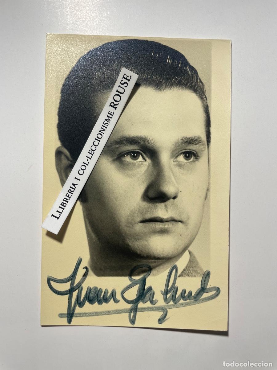 Aut&oacute;grafos Antiguos de Cantantes y M&uacute;sicos: AUTOGRAFOS - OPERA , JUAN GALINDO 1971 ANTIGUA FOTOGRAFIA CON FIRMA AUTOGRAFA ORIGINAL A TINTA
