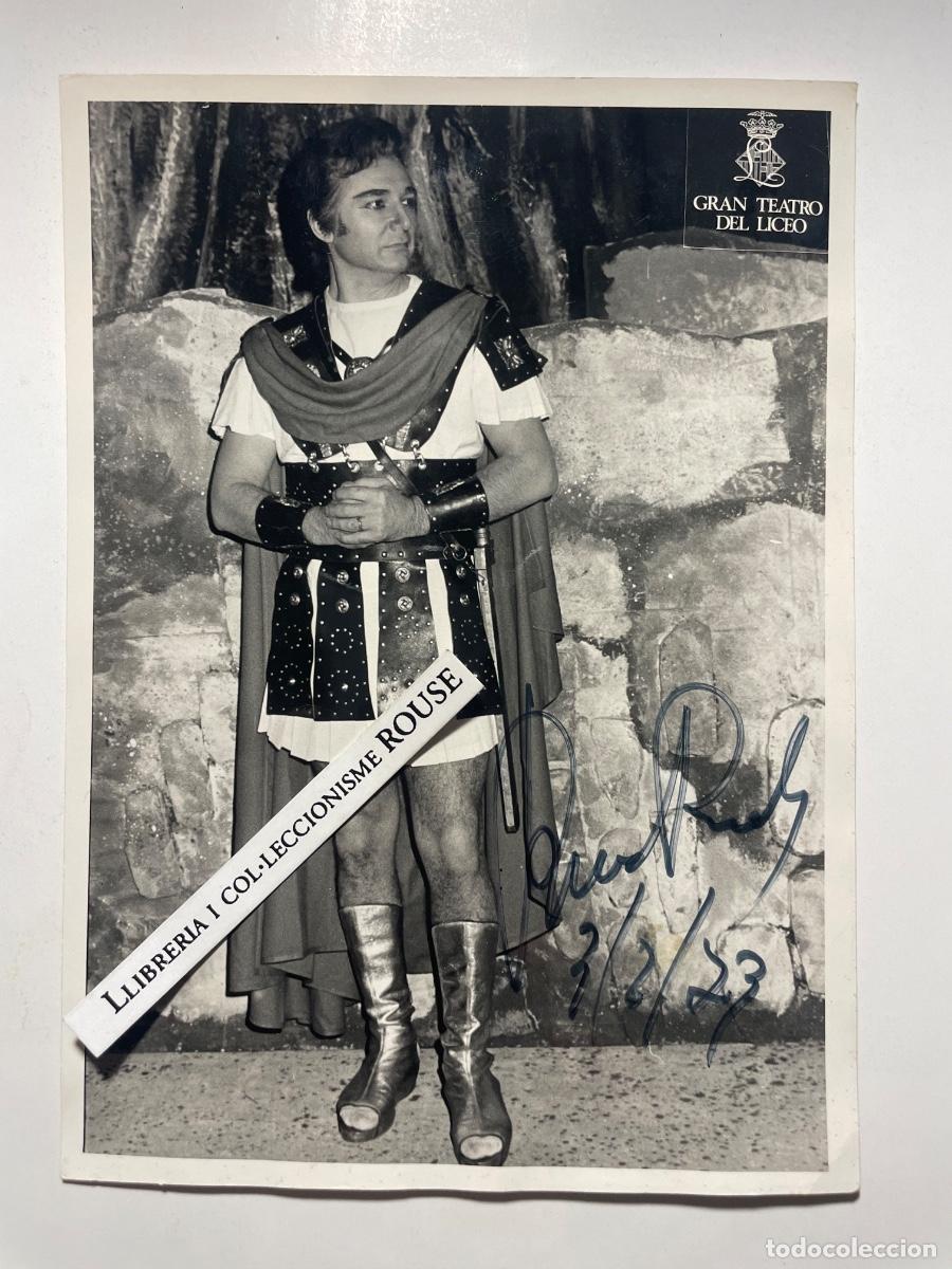 Aut&oacute;grafos Antiguos de Cantantes y M&uacute;sicos: AUTOGRAFOS - OPERA , BRUNO PREVERDI - ANTIGUA FOTOGRAFIA CON FIRMA AUTOGRAFA ORIGINAL A TINTA