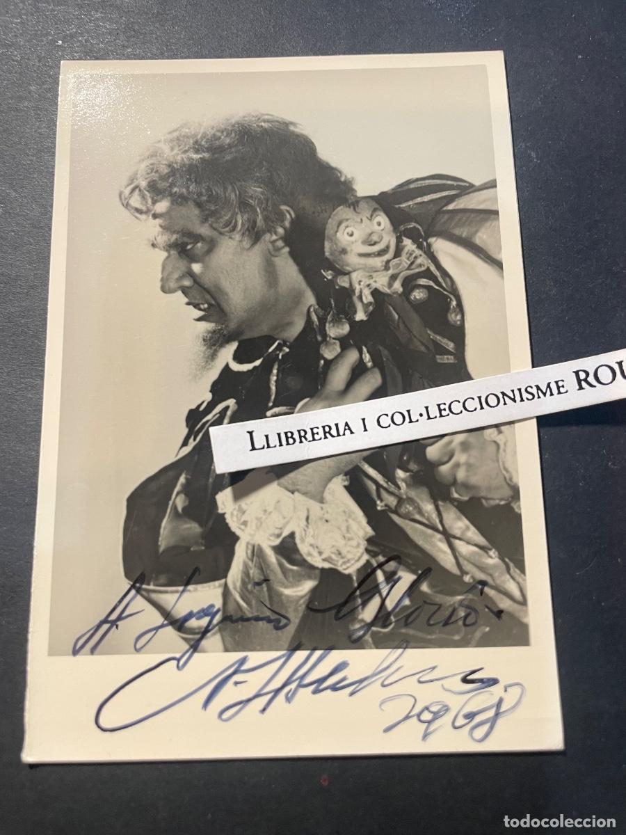 Aut&oacute;grafos Antiguos de Cantantes y M&uacute;sicos: AUTOGRAFOS - MUSICA / OPERA - ANTIGUA FOTOGRAFIA NICOLAE HERLEA DEDICATORIA AUTOGRAFA EN TINTA