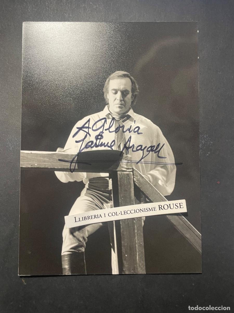 Aut&oacute;grafos Antiguos de Cantantes y M&uacute;sicos: AUTOGRAFOS /OPERA - ANTIGUA FOTOGRAFIA CON DEDICATORIA AUTOGRAFA A TINTA - JAIME ARAGAY -
