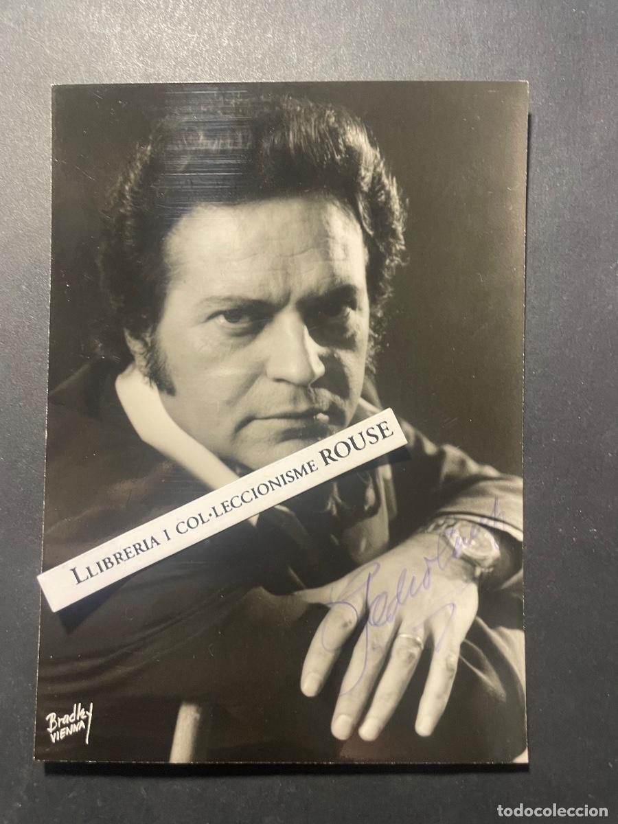 Aut&oacute;grafos Antiguos de Cantantes y M&uacute;sicos: AUTOGRAFOS /OPERA - ANTIGUA FOTOGRAFIA CON FIRMA AUTOGRAFA A TINTA - PEDRO LAVIRGEN EN LUCIA