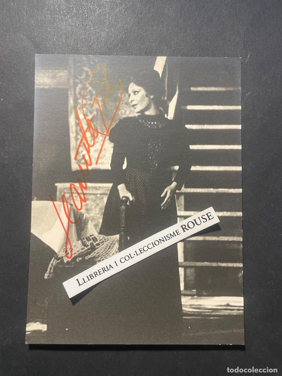 Aut&oacute;grafos Antiguos de Cantantes y M&uacute;sicos: AUTOGRAFOS / MUSICA - OPERA , JEANNETTE PILOU , ANTIGUA FOTOGRAFIA CON AUTOGRAFO ORIGINAL A TINTA