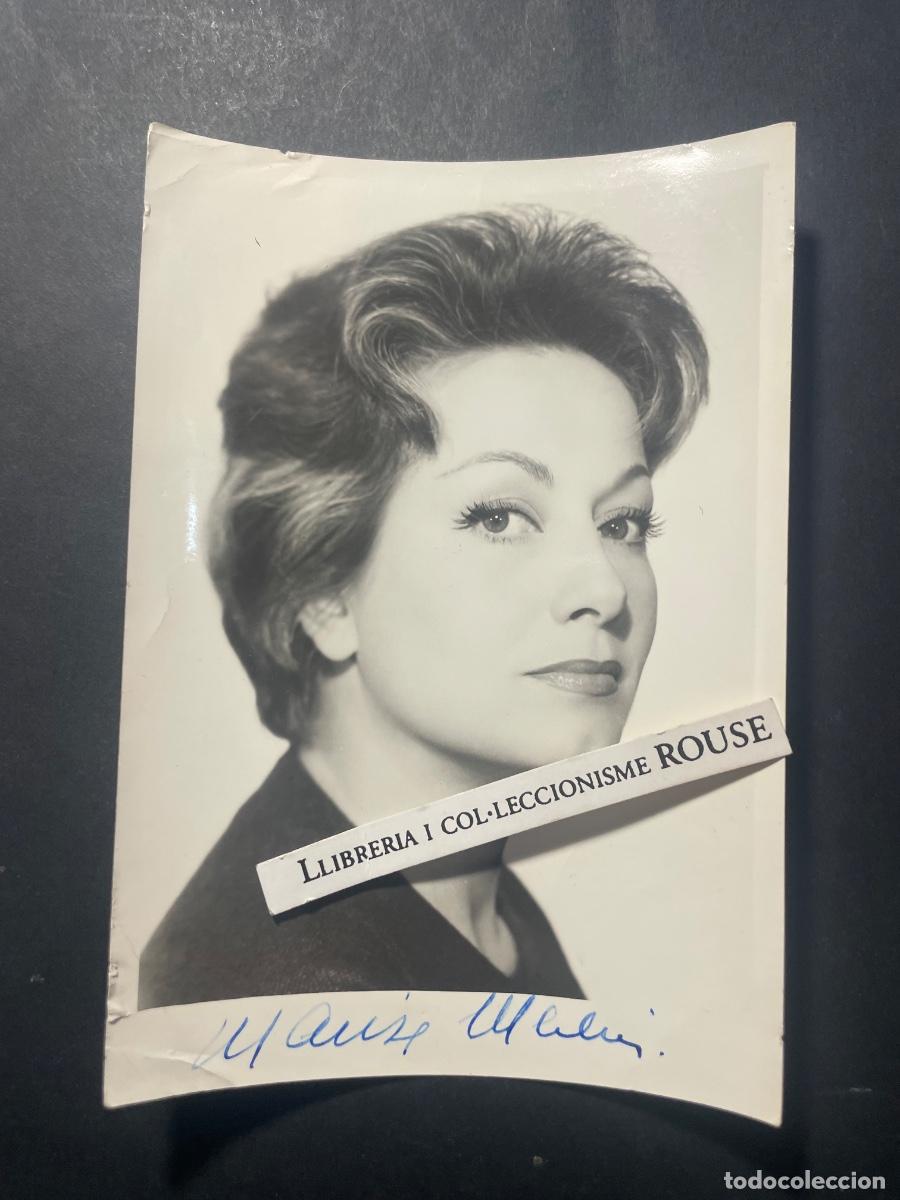 Aut&oacute;grafos Antiguos de Cantantes y M&uacute;sicos: AUTOGRAFOS - ANTIGUA FOTOGRAFIA CON AUTOGRAFO ORIGINAL A TINTA , JOHANA MEIER ..???