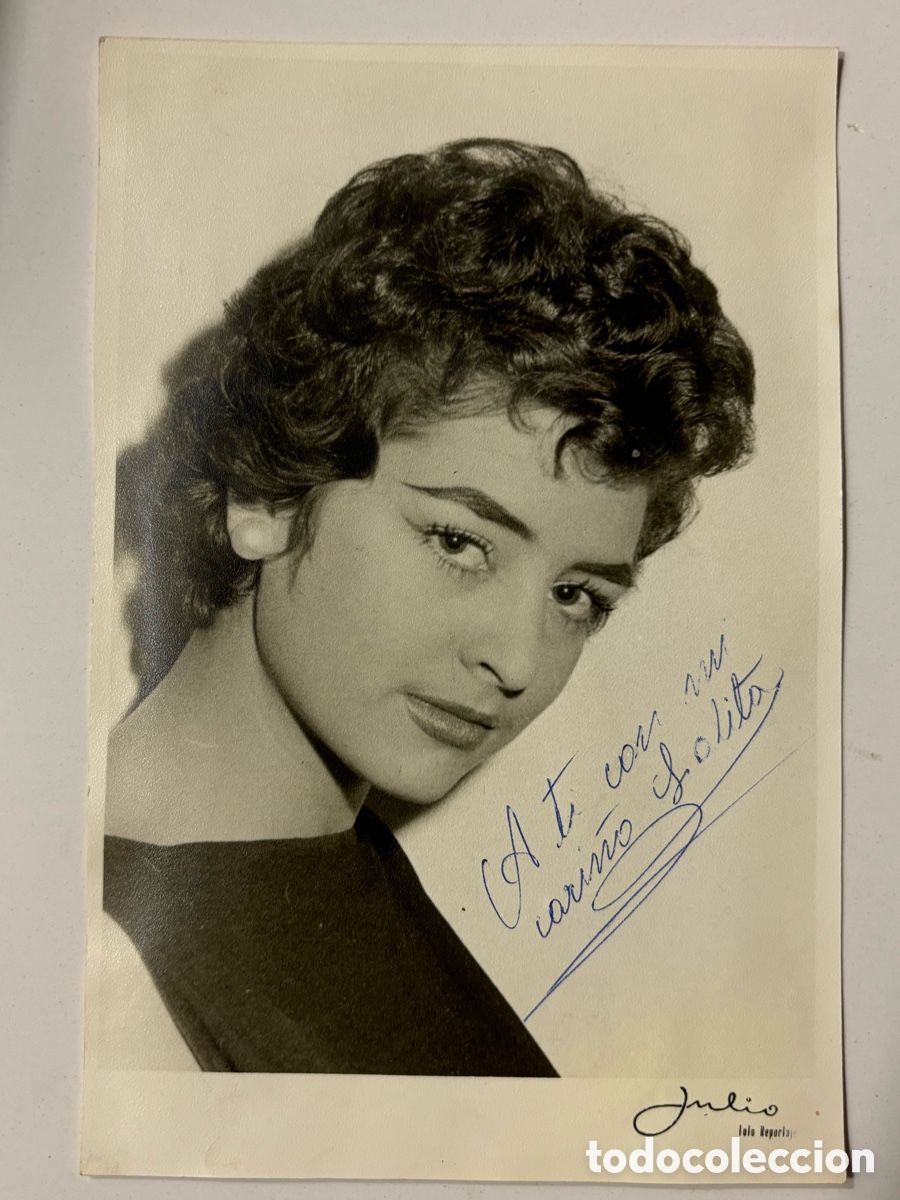 Autografi di Musica : Foto original con aut&oacute;grafo de la vedette Lolita Arias L