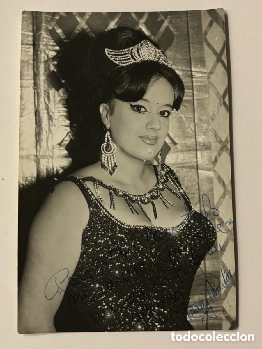 Autografi di Musica : Foto original con aut&oacute;grafo de la vedette Mary Mart&iacute;n L