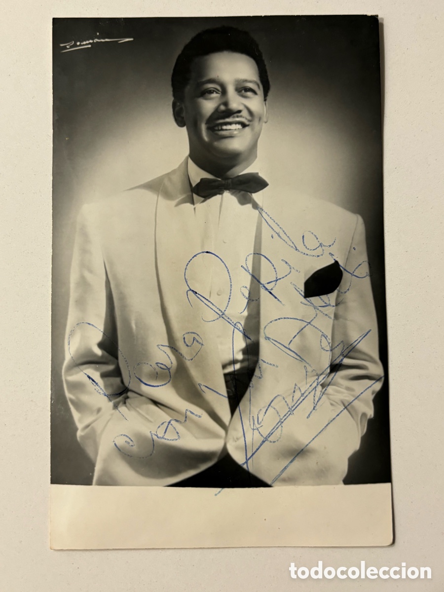 Autographes de Musique : Foto original con aut&oacute;grafo de Lorenzo Gonzalez foto Rom&aacute;n Barcelona L