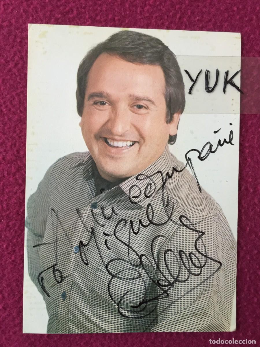 Aut&oacute;grafos antiguos de cantantes y m&uacute;sicos: TARJETA POSTAL DE M&Uacute;SICA CANTANTES. FERNANDO ESTESO. HUMORISTA. AUT&Oacute;GRAFO DEDICADA