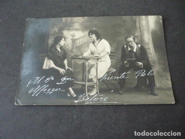 Aut&oacute;grafos antiguos de cantantes y m&uacute;sicos: ASCENSION BETOR&Eacute; SOPRANO GALLUR ZARAGOZA POSTAL FOTOGRAFICA CON FIRMA AUTOGRAFA