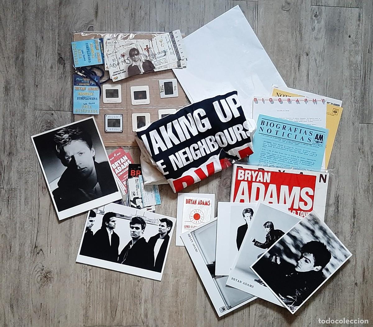 Autographes de Musique : BRYAN ADAMS &ndash; &lsquo;&rsquo;WAKING UP THE NEIGHBOURS PACK TOUR&rsquo;&rsquo;- FIRMADO + LIBRO + ENTRADAS + ...
