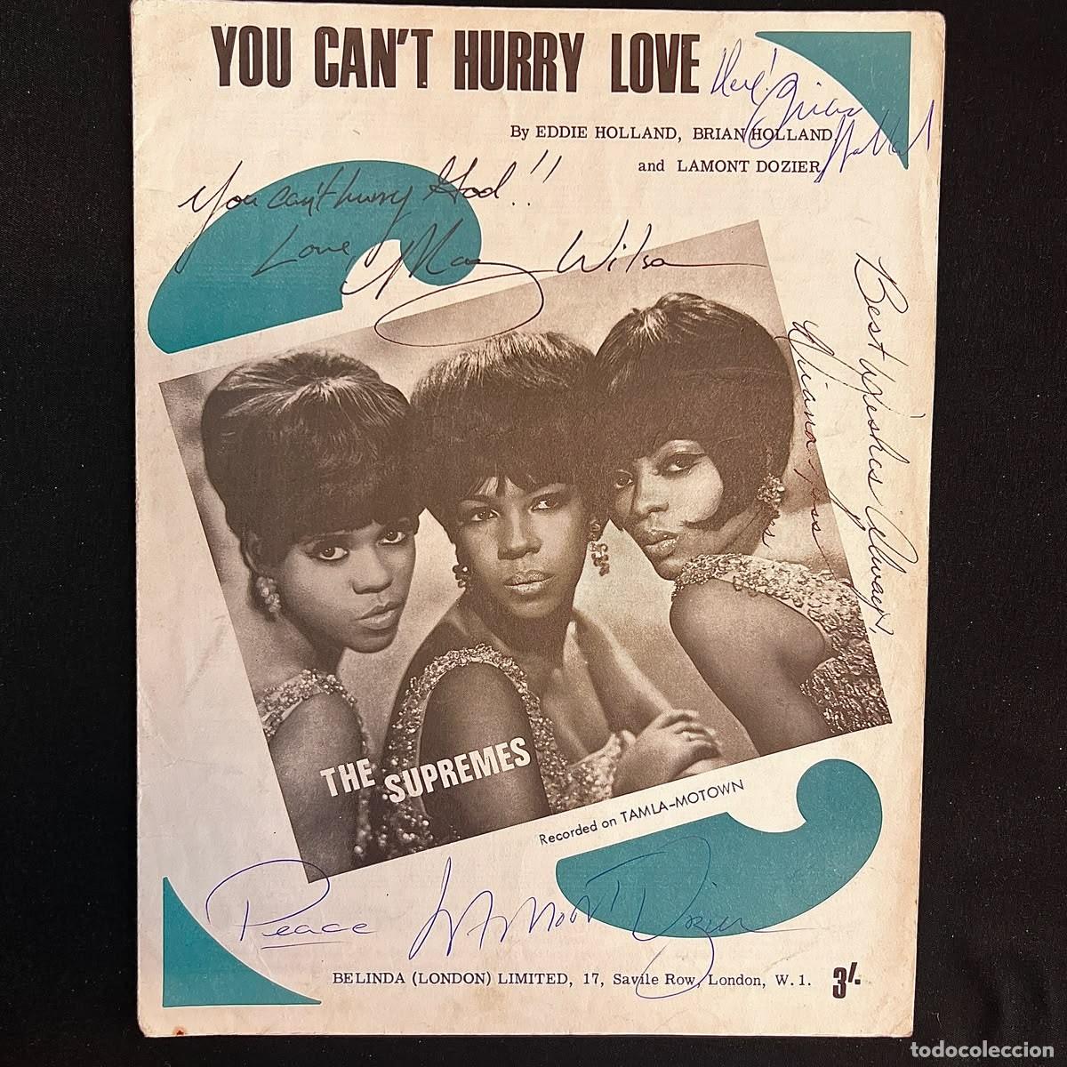 Autografi di Musica : THE SUPREMES- DIANA ROSS, MARY WILSON....