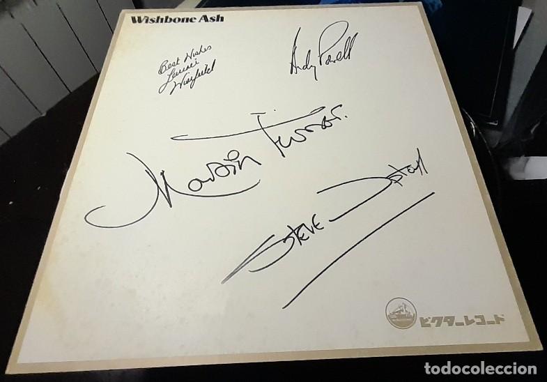 Autografi di Musica : Wishbone Ash &ndash; JAPAN PROMO TOUR 73 4 SIGNED, Powell, Upton, Turner, Wisefield
