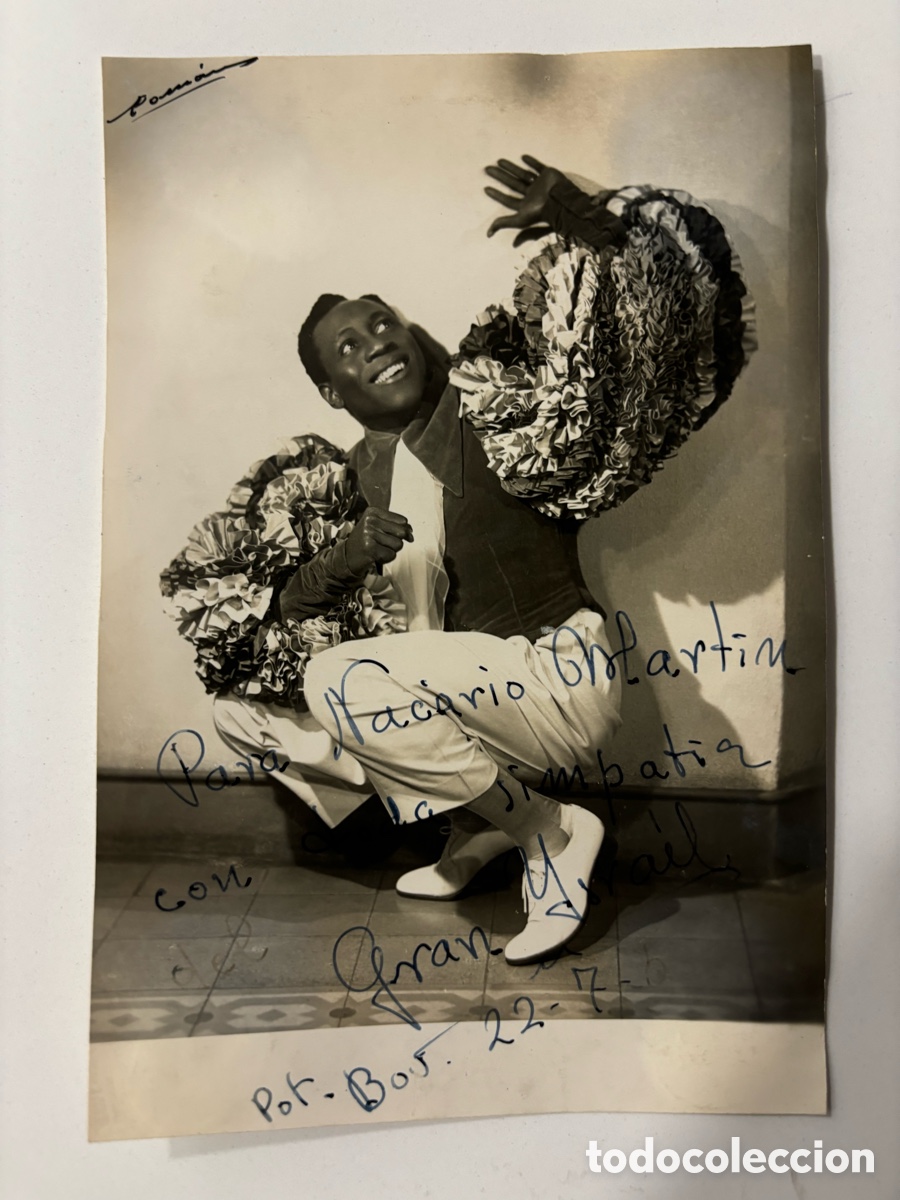 Aut&oacute;grafos de M&uacute;sica: Foto original del bailar&iacute;n Gran Israel foto Rom&aacute;n Barcelona