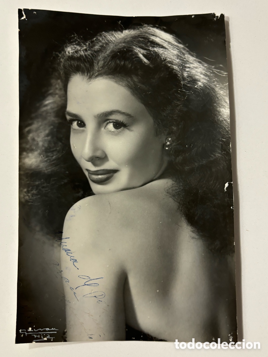 Autogramme von Musikern: Foto original con aut&oacute;grafo de vedette foto Guirau Barcelona