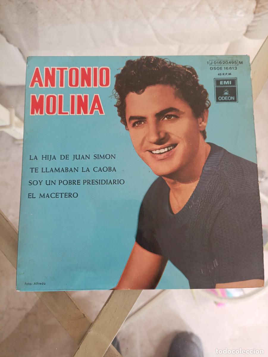 Autographes de Musique : ANTONIO MOLINA SINGLE AUTOGRAFO FIRMADO