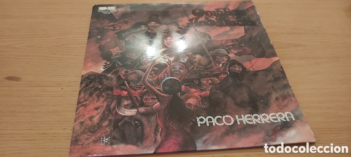 Autographes de Musique : Caratula de LP Con DEDICATORIA DE PACO HERRERA. SIN VINILO