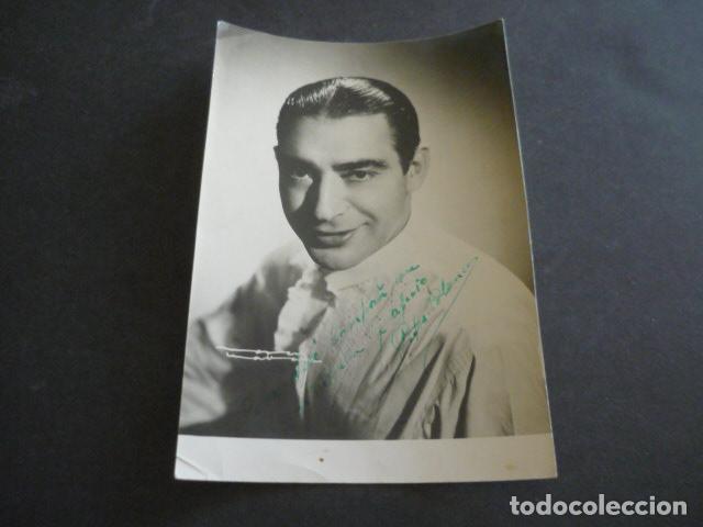 Autografi di Musica : PEPE BLANCO CANTANTE ANTIGUA FOTOGRAFIA CON FIRMA AUTOGRAFA 18 X 212 CM