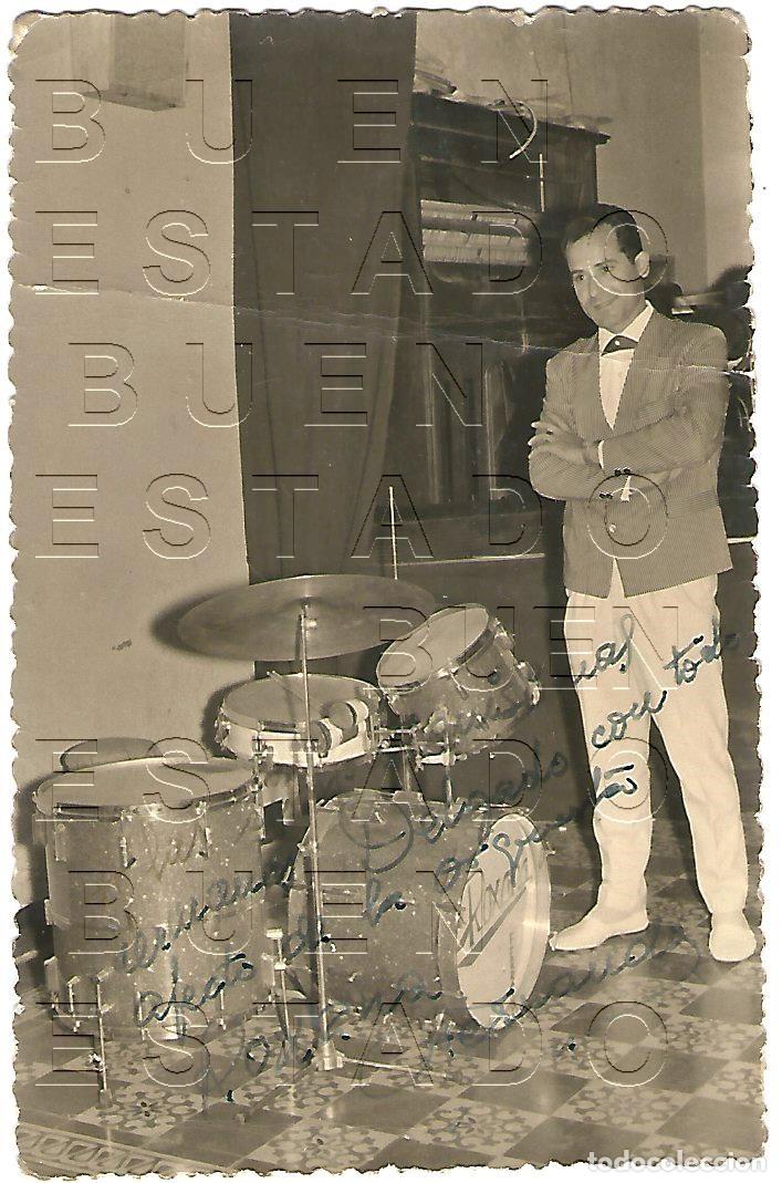 Aut&oacute;grafos antiguos de cantantes y m&uacute;sicos: ORQUESTA ROXANA DEDICADA Y FIRMADA 13X8 FOTOGRAFIA UNICA M34