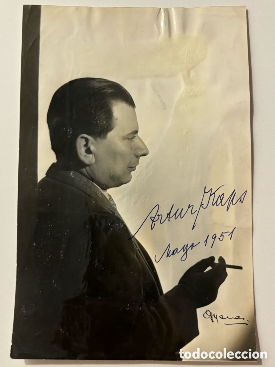 Music Autographs: Foto original con aut&oacute;grafo de Artur kaps foto Gyenes