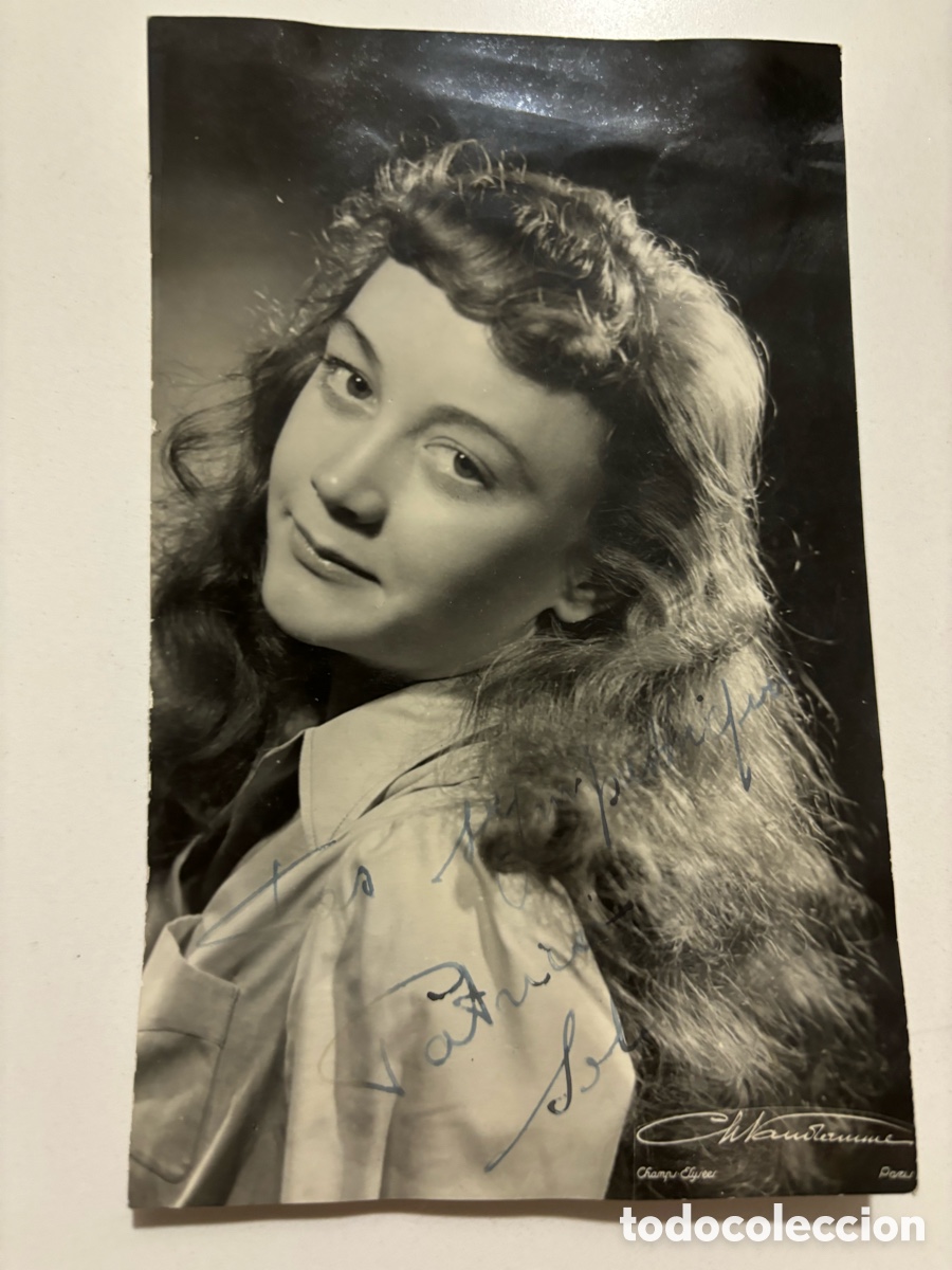 Music Autographs: Foto original con aut&oacute;grafo de la vedette Sol