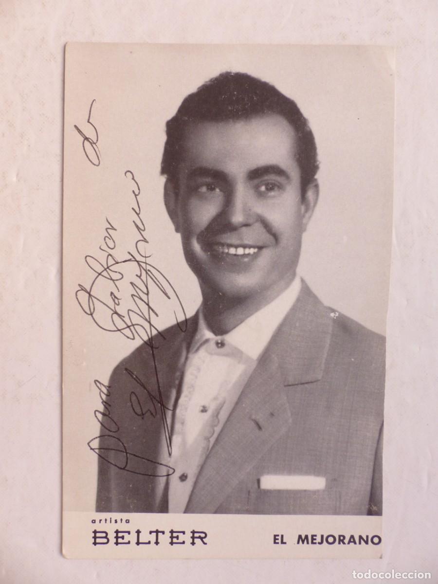 Music Autographs: EL MEJORANO - FOTOGRAFIA CON AUTOGRAFO ORIGINAL