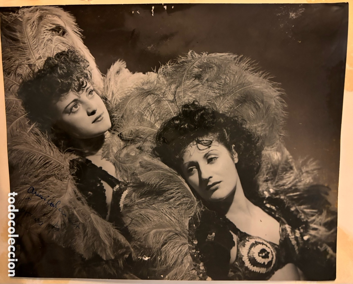 Autografi di Musica : Foto original con aut&oacute;grafo de vedettes
