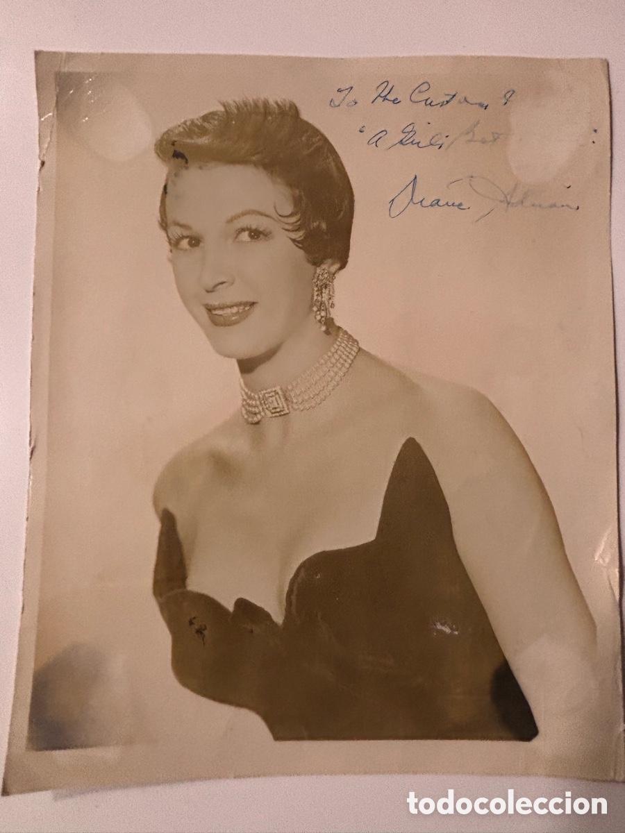 Autografi di Musica : Foto original con aut&oacute;grafo de la cantante Diane Adri&aacute;n