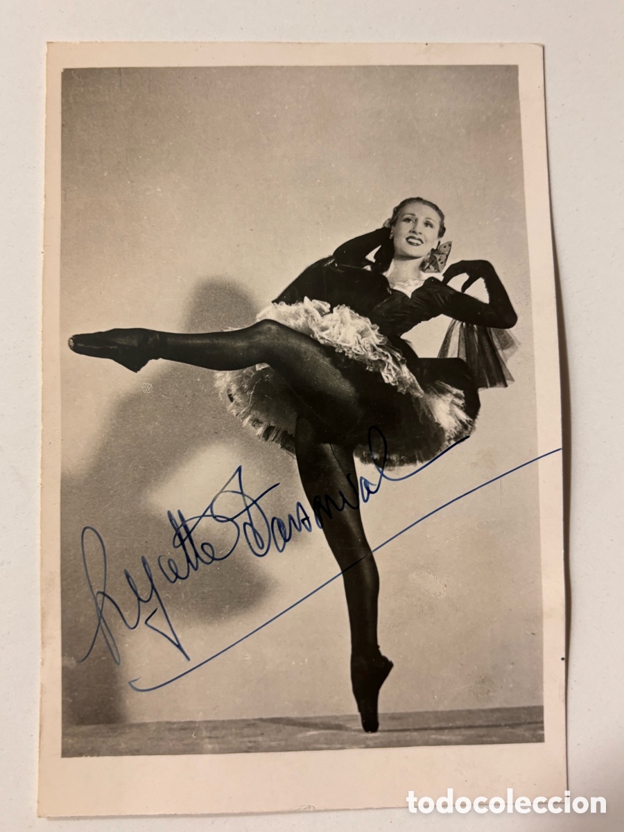 Autografi di Musica : Foto original con aut&oacute;grafo de bailarina