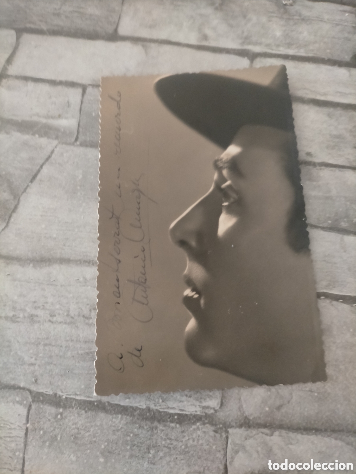 Aut&oacute;grafos antiguos de cantantes y m&uacute;sicos: Antonio Amaya aut&oacute;grafo