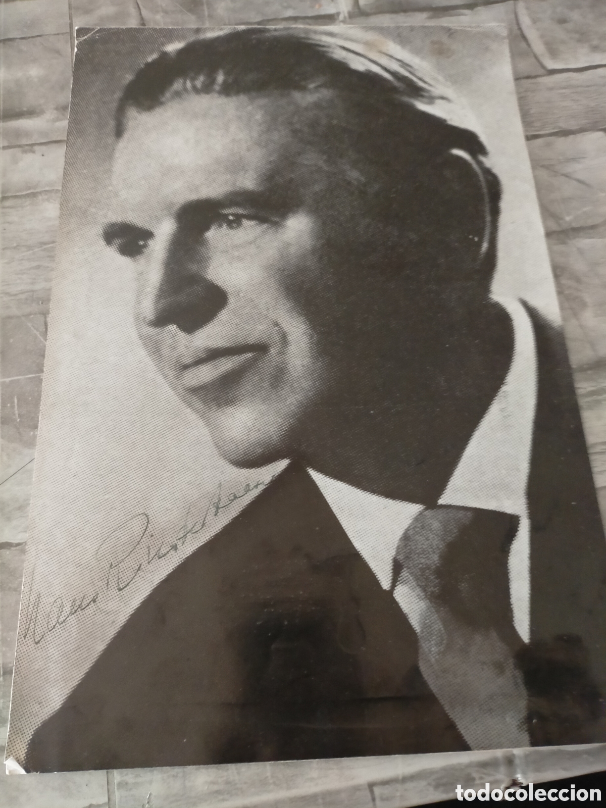 Aut&oacute;grafos antiguos de cantantes y m&uacute;sicos: Hans Richter-Haaser, pianista autografo