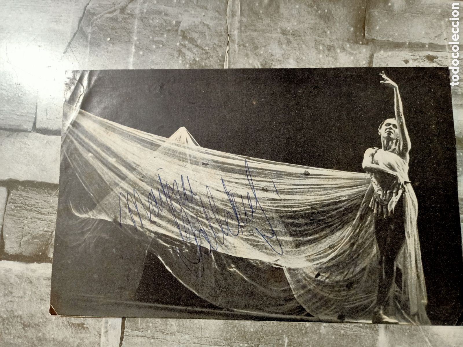 Aut&oacute;grafos antiguos de cantantes y m&uacute;sicos: Bailarina aut&oacute;grafo ballet cl&aacute;sico Marjorie Tallchief