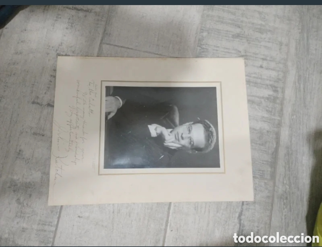 Aut&oacute;grafos antiguos de cantantes y m&uacute;sicos: Retrato + Aut&oacute;grafo ESPECIAL COLECCIONISTAS MUSICALES