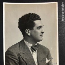 Autógrafos de Música : FOTO CON DEDICATORIA Y AUTÓGRAFO DEL TENOR PAU CIVIL I COSTA PAOLO CIVIL BARCELONA 1933. Lote 203944315