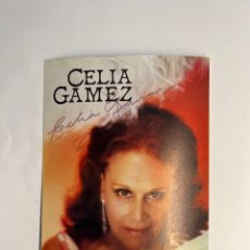 Autographes de Musique : CELIA GÁMEZ ACTRIZ Y BAILARINA HISPANO-ARGENTINA. (1905-1992) AUTÓGRAFO ORIGINAL. Lote 349379724
