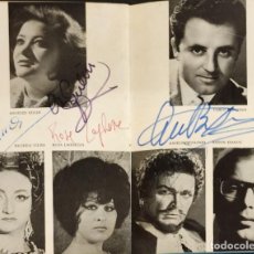 Autografi di Musica : PROGRAMA GRAN TEATRO DEL LICEO CON 4 FIRMAS ORIGINALES - TEMPORADA 1970 1971. Lote 359660880